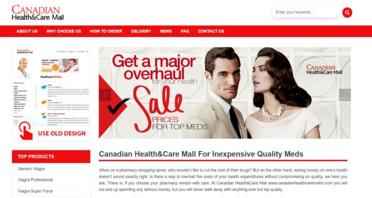 Canadian Health&Care Mall — Our choice of safe online ...